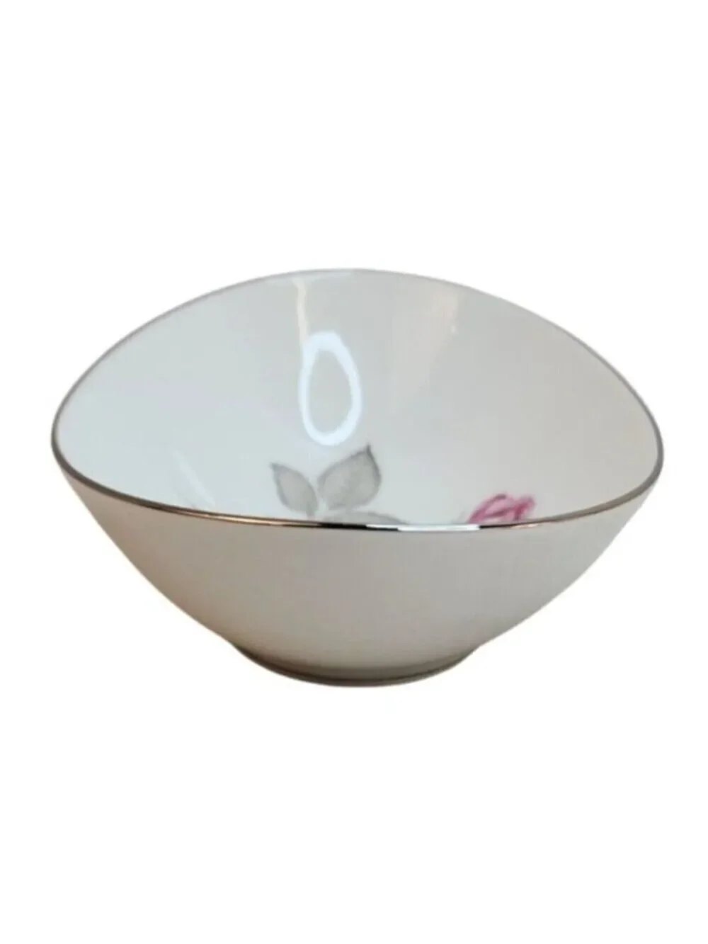 Vintage Zylstra Rose Selected Fine China Oval Serving Bowl Made in Japan